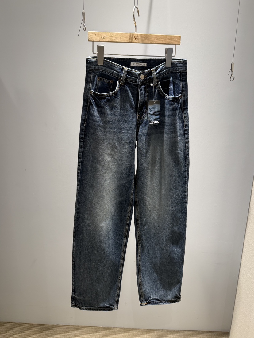 SELECT MARKET韓國代購女裝新品熱賣休閑真品人氣牛仔褲SELECT MARKET牛仔褲圖色1