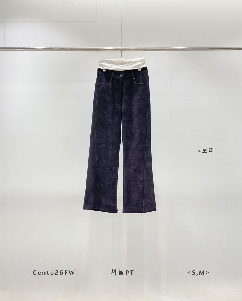 CENTO東大門代購女裝新品推薦人氣時尚休閑真品熱賣休閑褲CENTO休閑褲圖色3紫色