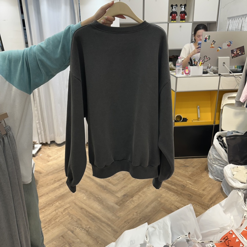 DE LINE東大門直郵女士新款推薦休閑熱賣真品時尚衛衣加絨DE LINE衛衣