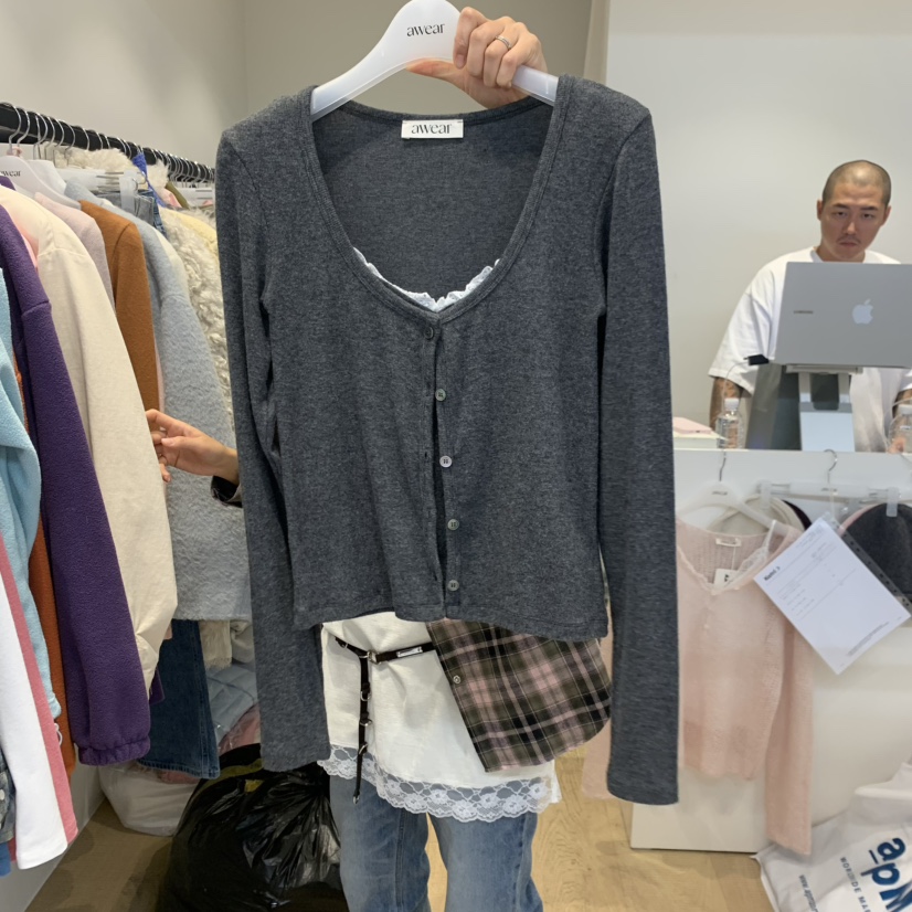 RUMIRU/AWEAR韓國直郵女士新品休閑推薦時尚真品開衫開衫awear/RUMIRU開衫圖色2