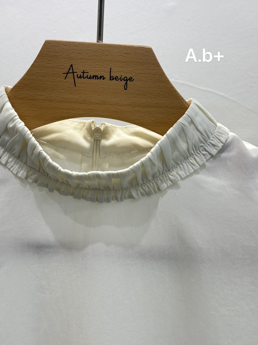 AUTUMN BEIGE韓國直郵女士新款人氣熱賣推薦時尚襯衫蕾絲衫A.b+/AUTUMN BEIGE襯衫/蕾絲衫