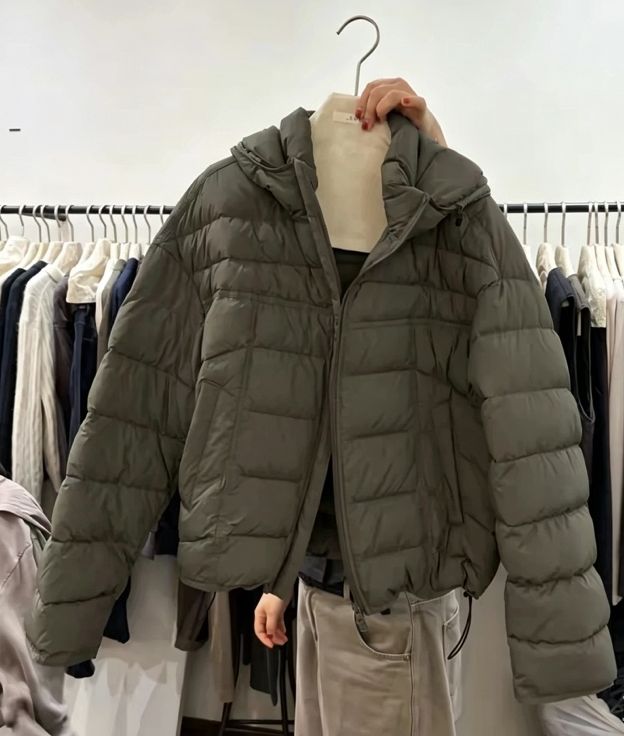 TUG東大門實拍女士新款真品人氣熱賣休閑時尚短款羽絨服鵝絨TUG短款羽絨服圖色3墨綠