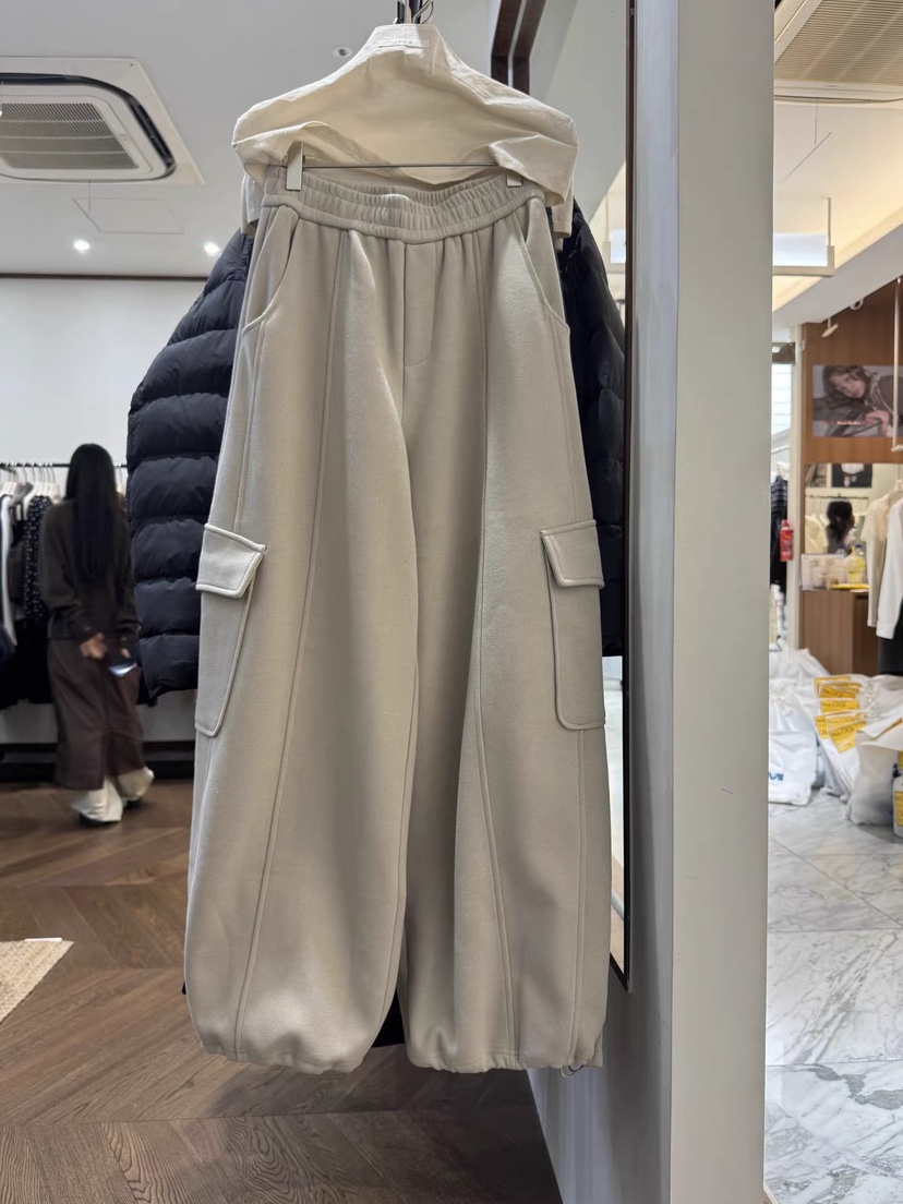 TUG東大門直郵女士新品時尚休閑推薦真品人氣休閑褲口袋加絨TUG休閑褲圖色1