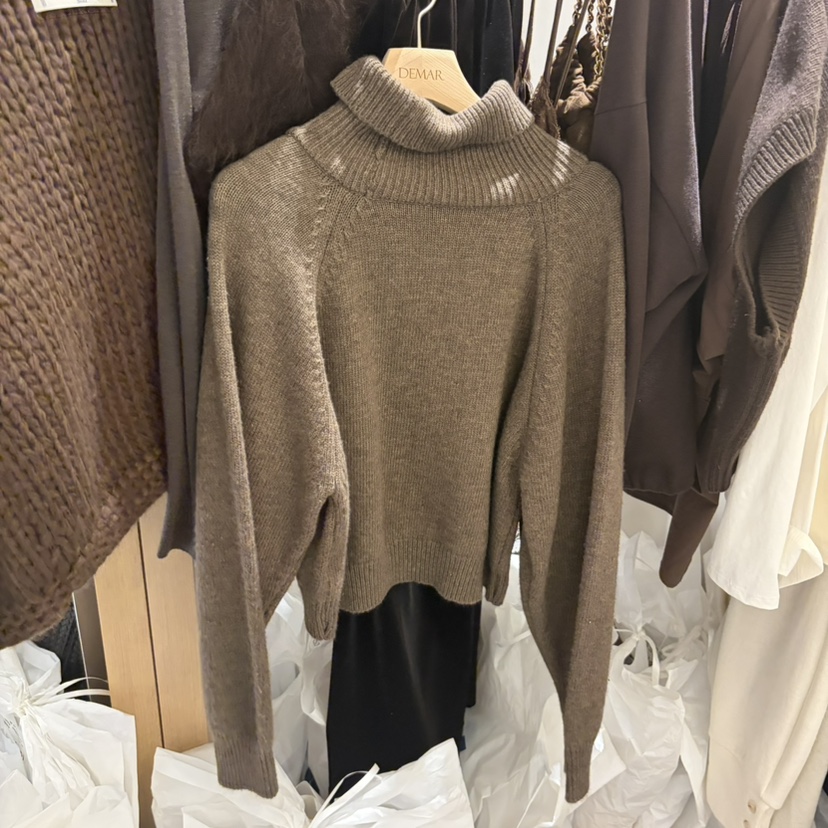 DEMAR東大門實拍女士新款真品人氣休閑熱賣推薦時尚毛衣高領DEMAR ATELIER毛衣圖色4