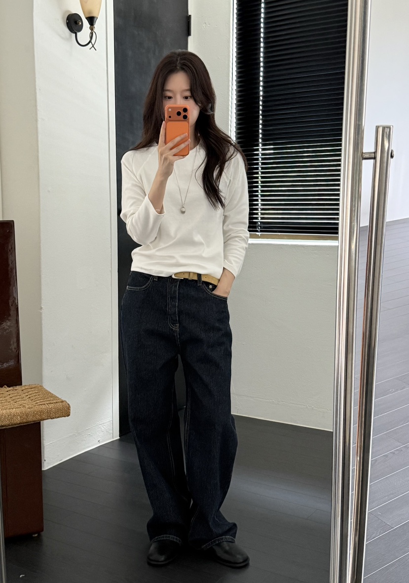AMY GRACE-A韓國代購女裝新款休閑時尚長袖T恤抓絨插肩AMY GRACE長袖T恤