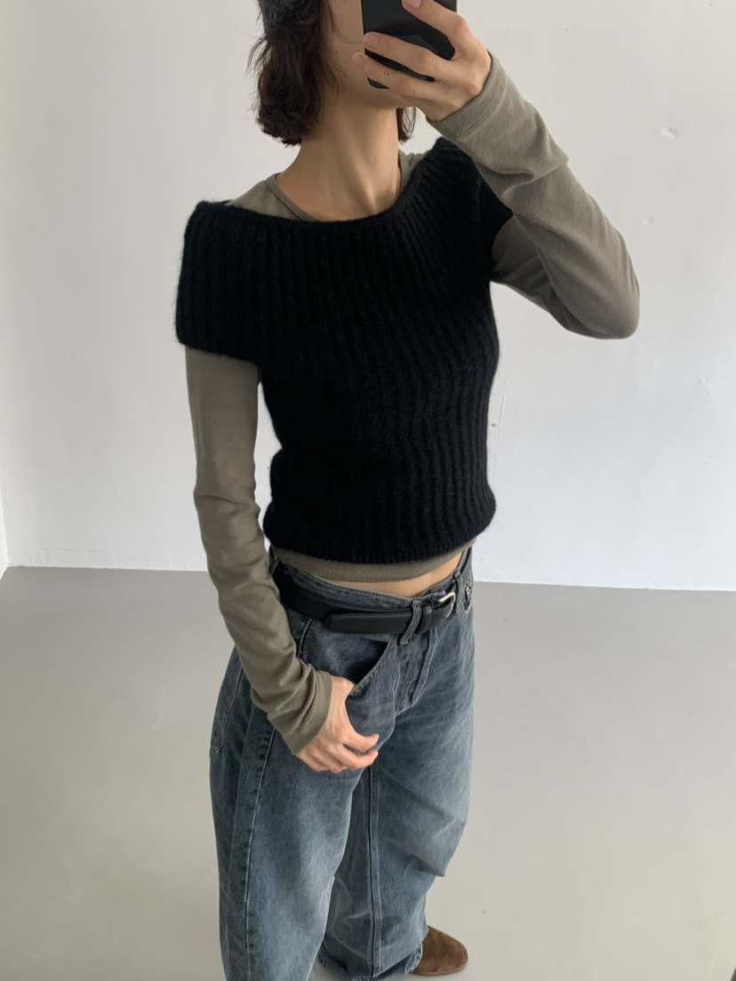 KARE/WEREPIECE東大門代購女裝新款推薦休閑人氣長袖T恤KARE/WERE PIECE長袖T恤