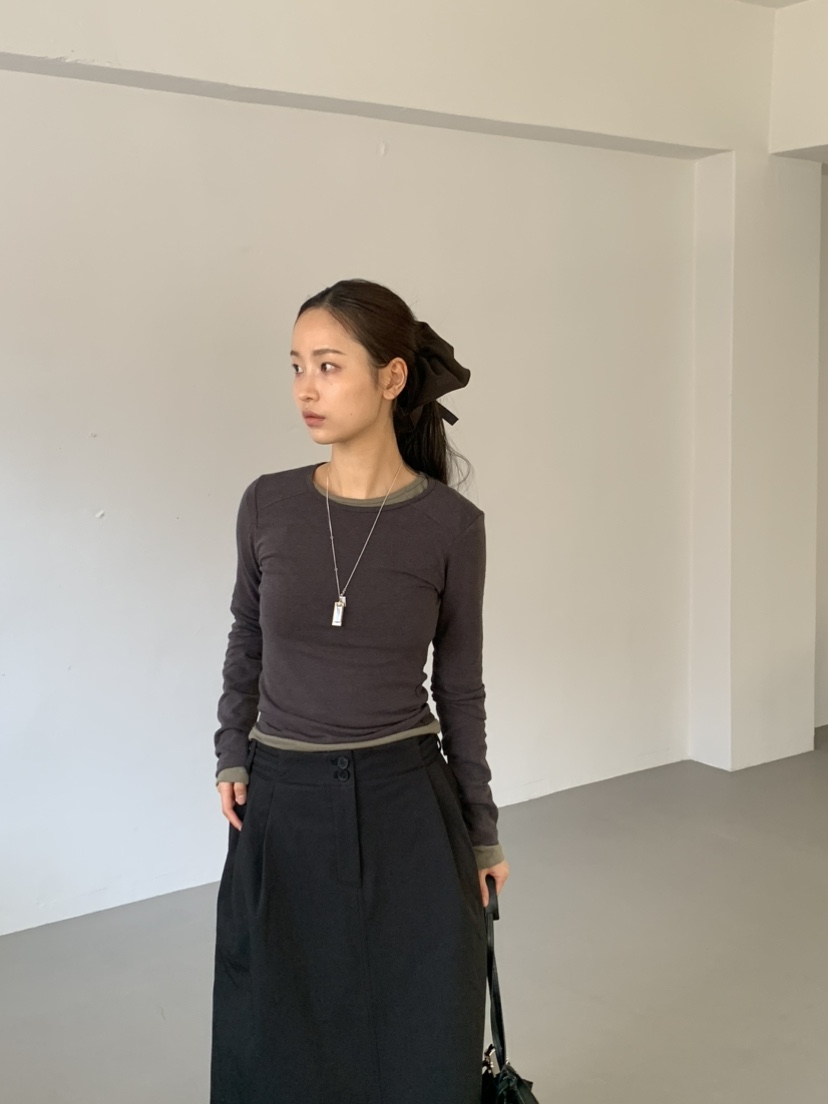 KARE/WEREPIECE東大門代購女裝新款推薦休閑人氣長袖T恤KARE/WERE PIECE長袖T恤圖色4