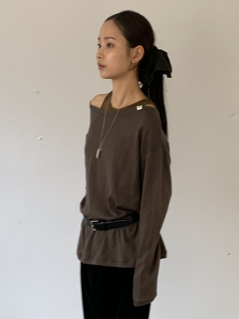 KARE/WEREPIECE東大門實拍女士新款真品長袖T恤不含腰帶KARE/WERE PIECE長袖T恤