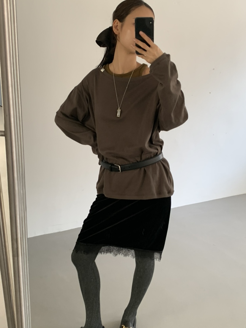 KARE/WEREPIECE東大門實拍女士新款真品長袖T恤不含腰帶KARE/WERE PIECE長袖T恤