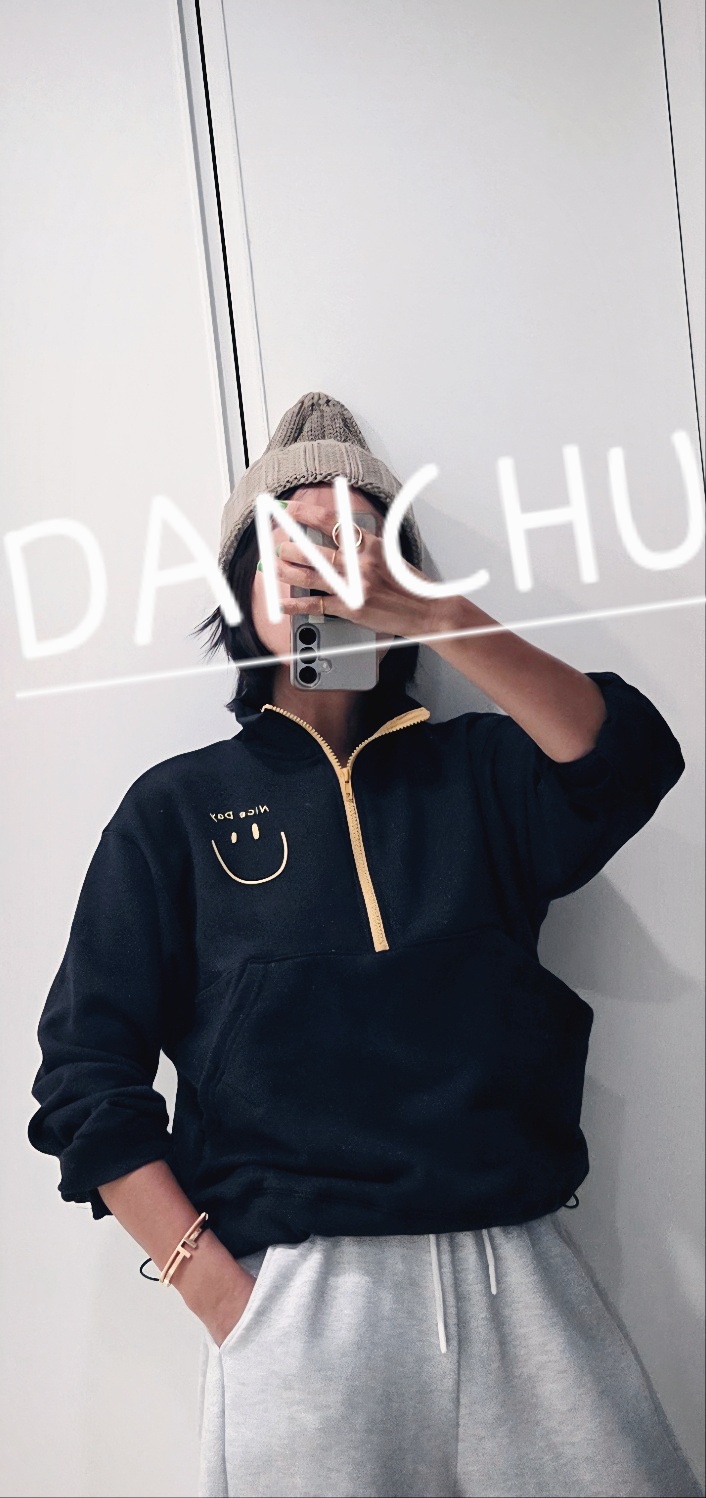 DANCHU韓國直郵女裝新款休閑時尚人氣熱賣推薦真品衛衣DANCHU衛衣