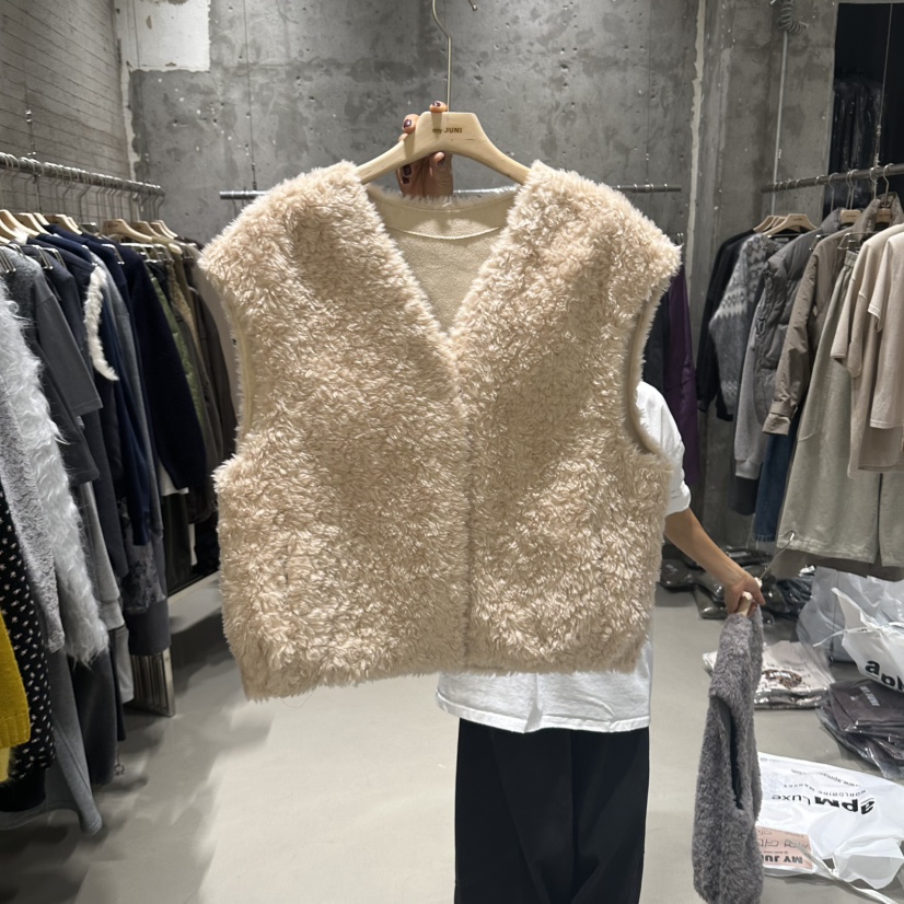 JUNI韓國代購女士新款推薦人氣熱賣時尚真品休閑馬甲my juni馬甲圖色2