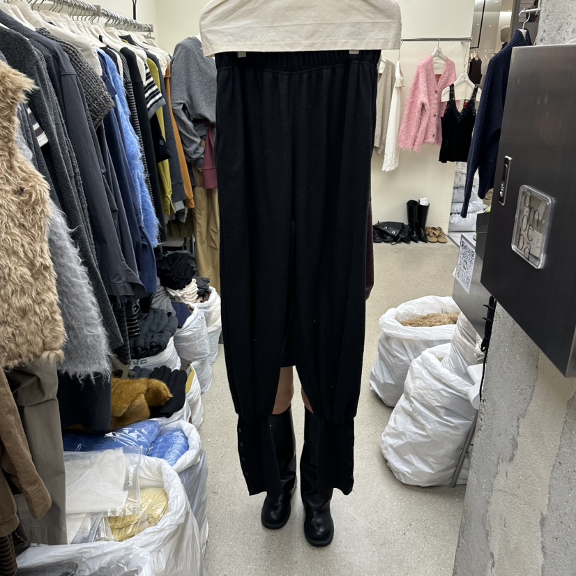 AMOEBA東大門直郵女士新款時尚真品人氣休閑熱賣休閑褲保暖AMOEBA休閑褲圖色3黑色