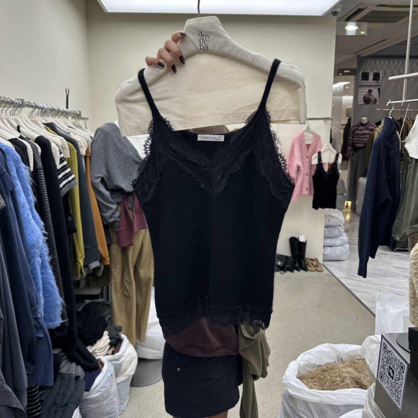 AMOEBA東大門實拍女士新品真品熱賣推薦人氣吊帶背心蕾絲AMOEBA吊帶/背心圖色3