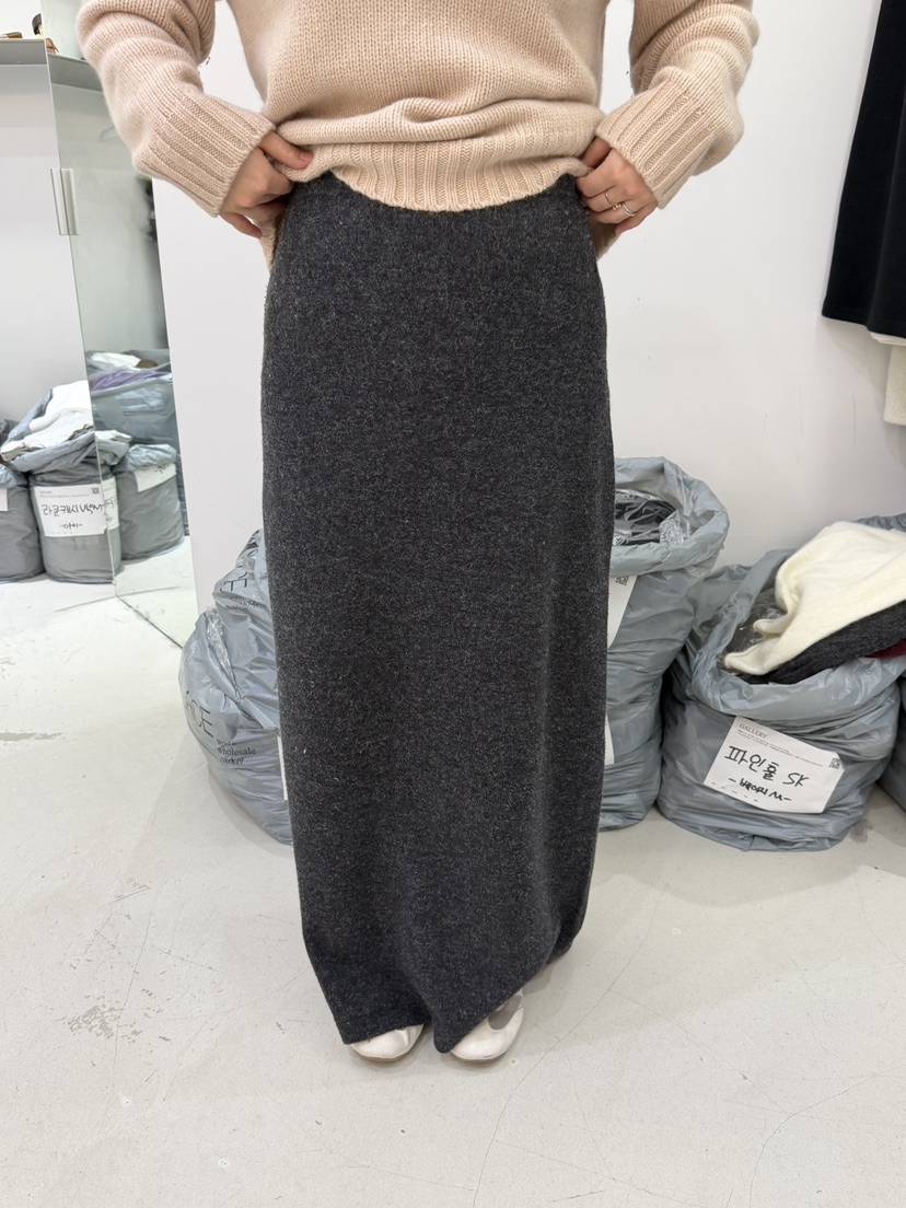 GALLERY-P韓國代購女裝新品真品人氣推薦時尚熱賣休閑長裙GALLERY-P長裙圖色3墨色