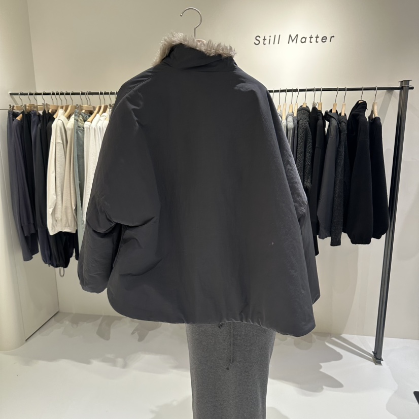 STILL MATTER韓國直郵女士新品時尚短款大衣兩面穿毛皮加厚Still Matter短款大衣