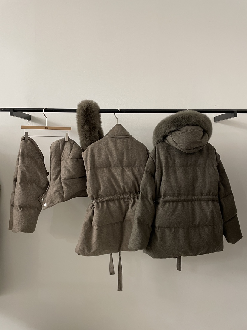 2DA/DARIMI-P東大門實拍女裝新品人氣短款羽絨服可拆卸圍巾鴨絨2DA/DARIMI-P短款羽絨服