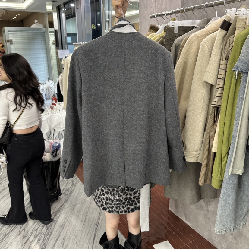 FOUNDATION韓國直郵女士新品熱賣休閑真品夾克不含內搭含繩FOUNDATION夾克