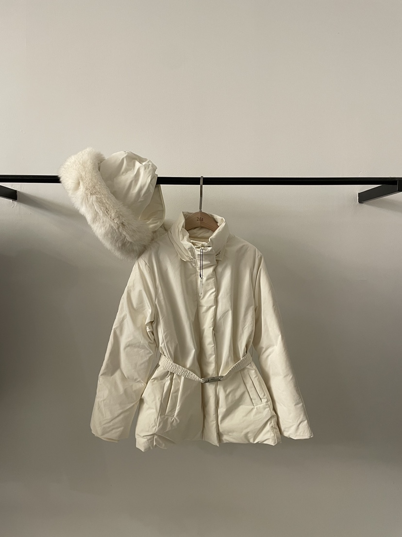 2DA/DARIMI-P韓國代購女裝新品推薦短款羽絨服含腰帶鴨絨2DA/DARIMI-P短款羽絨服圖色1