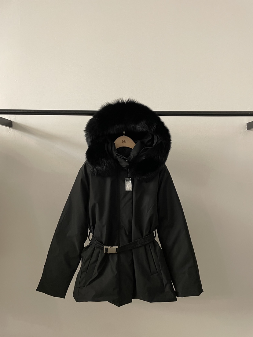 2DA/DARIMI-P韓國代購女裝新品推薦短款羽絨服含腰帶鴨絨2DA/DARIMI-P短款羽絨服圖色3