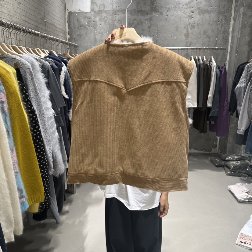 JUNI東大門直郵女士新品時尚休閑人氣熱賣真品推薦馬甲毛皮my juni馬甲