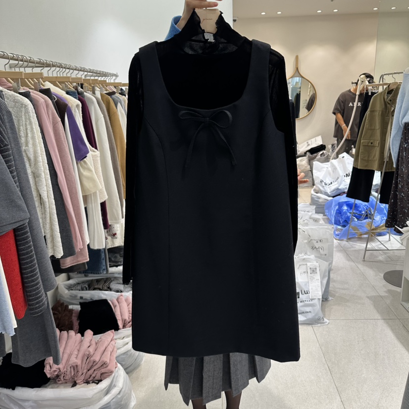 GRACIA東大門直郵女裝新品人氣休閑時尚熱賣連衣裙不含內搭GRACIA連衣裙圖色2黑色