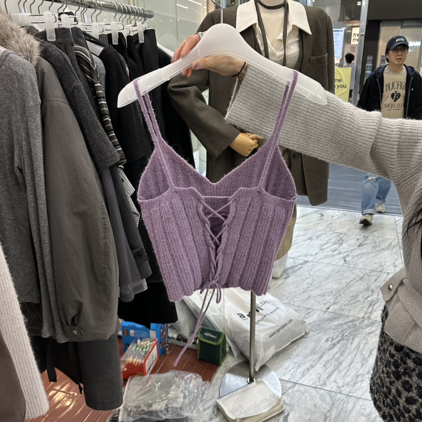FOUNDATION東大門直郵女裝新品推薦人氣真品熱賣吊帶背心FOUNDATION吊帶/背心