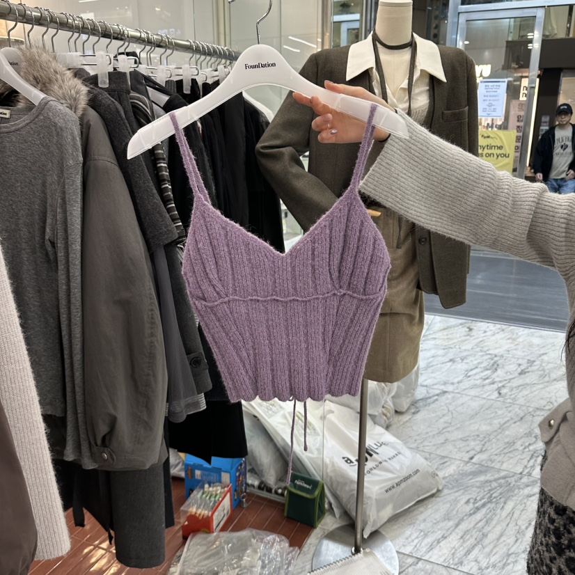 FOUNDATION東大門直郵女裝新品推薦人氣真品熱賣吊帶背心FOUNDATION吊帶/背心圖色2