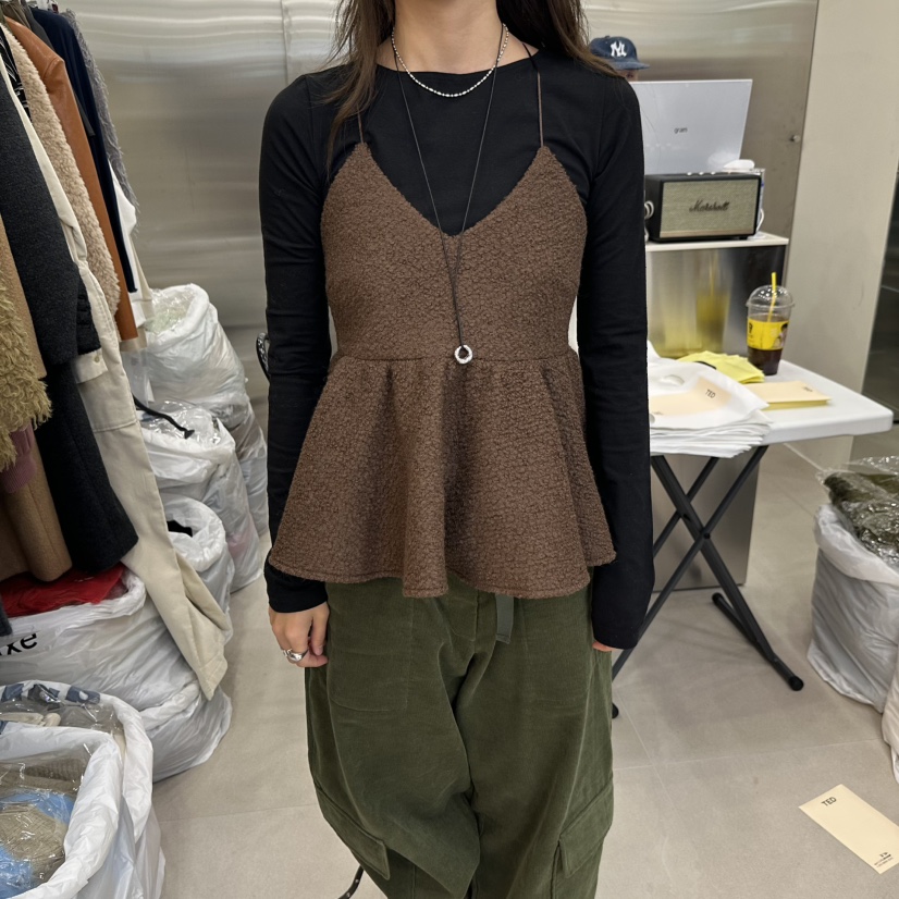 TED東大門直郵女士新品休閑推薦人氣時尚吊帶背心不含內搭TED吊帶/背心圖色2