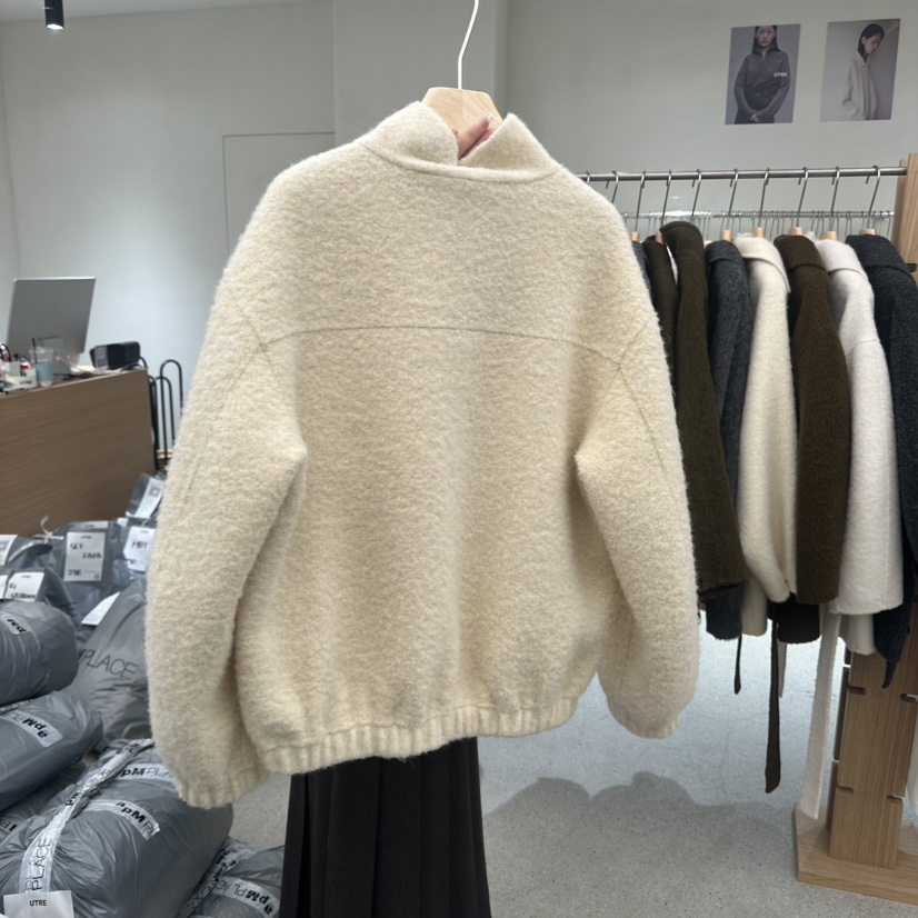 UTRE東大門代購女裝新品休閑時尚熱賣人氣推薦真品短款大衣UTRE短款大衣