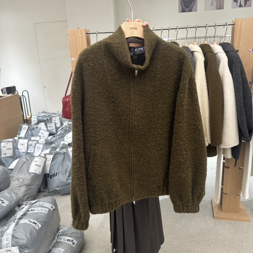 UTRE東大門代購女裝新品休閑時尚熱賣人氣推薦真品短款大衣UTRE短款大衣圖色2