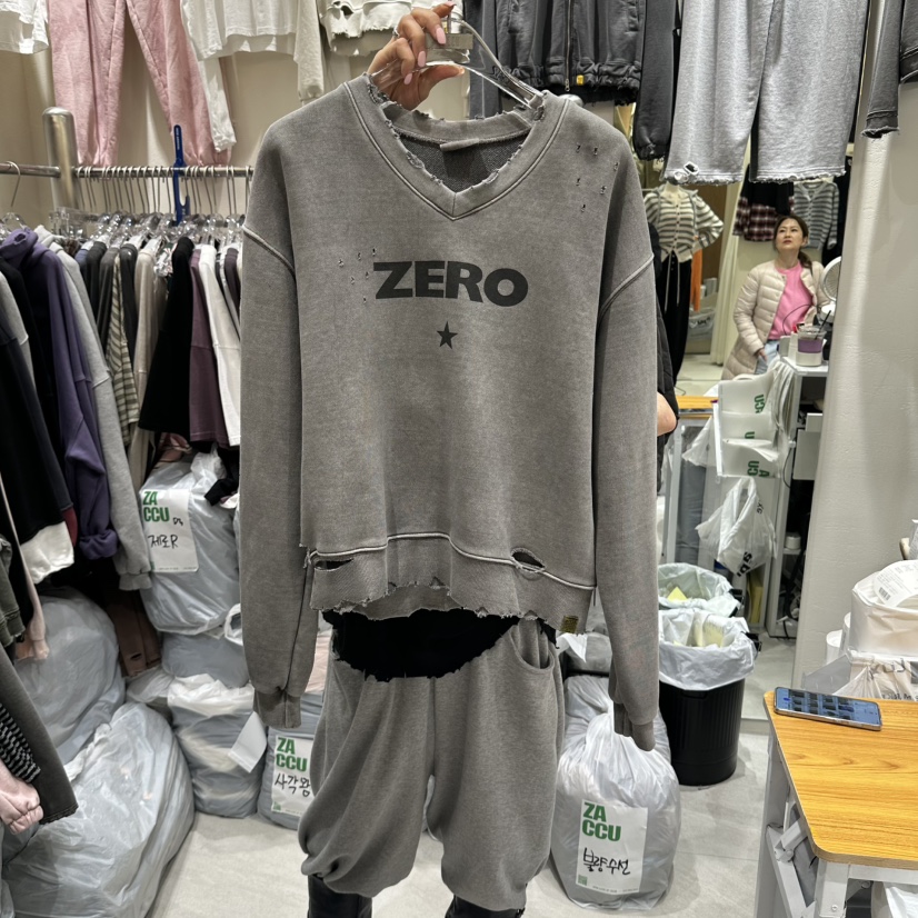 ZACCU韓國直郵女士新款休閑人氣熱賣真品時尚推薦衛衣ZACCU衛衣圖色3
