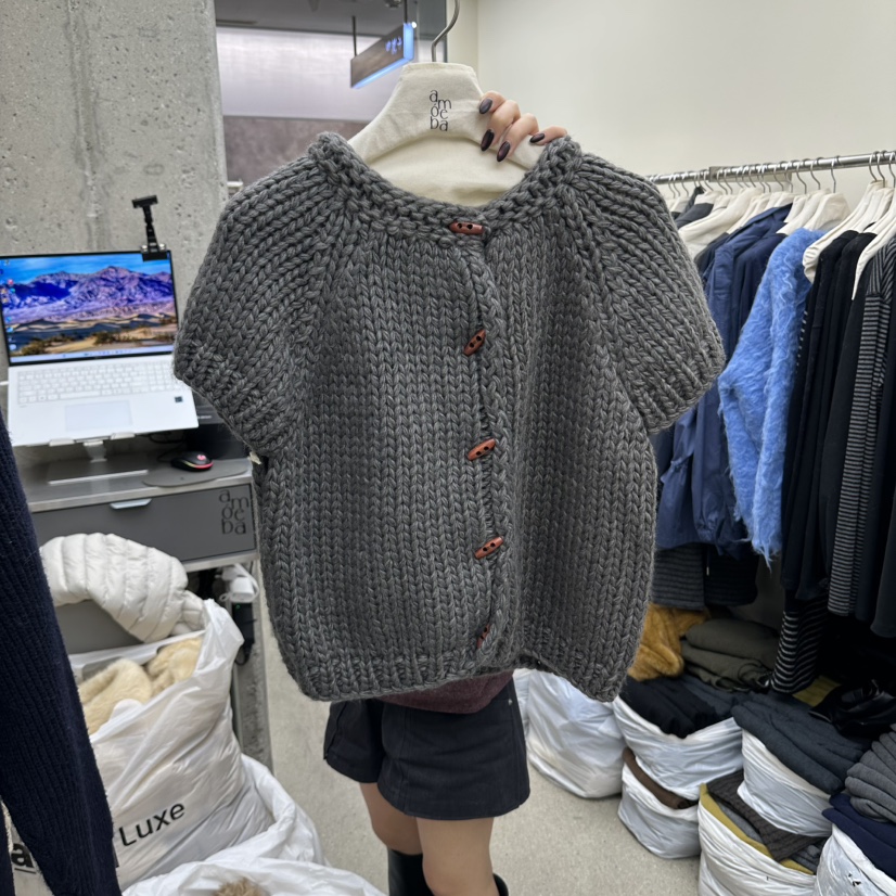 AMOEBA東大門直郵女裝新品人氣熱賣推薦休閑真品毛衣蓬松AMOEBA毛衣圖色3
