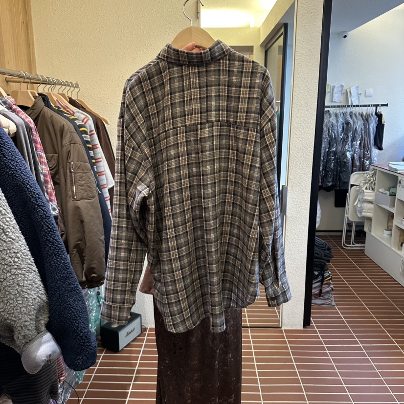 CHOI-L東大門直郵女士新品人氣休閑真品推薦襯衫蕾絲衫格子CHOI襯衫/蕾絲衫