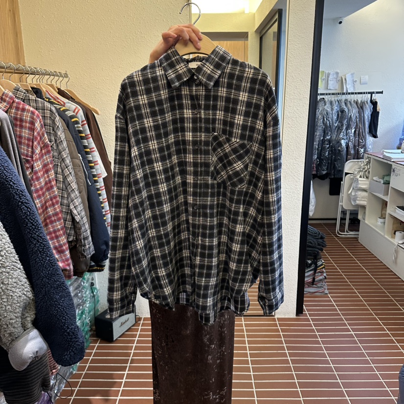 CHOI-L東大門直郵女士新品人氣休閑真品推薦襯衫蕾絲衫格子CHOI襯衫/蕾絲衫圖色2黑色
