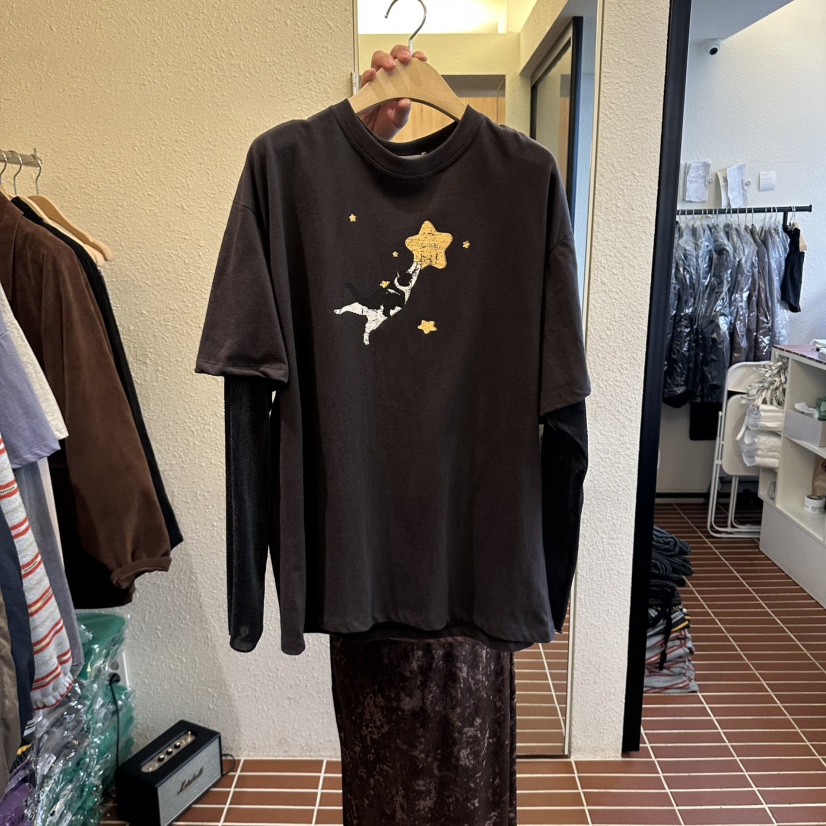 CHOI-L東大門直郵女裝新品人氣真品休閑熱賣時尚長袖T恤CHOI長袖T恤圖色3