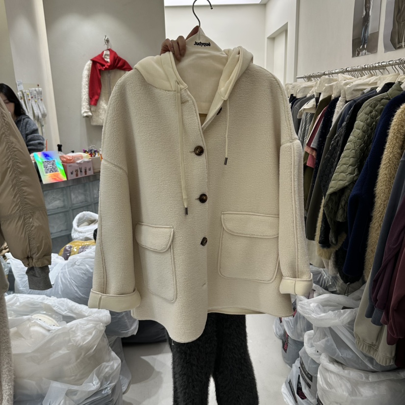 JUDYQUE東大門代購女士新品時尚推薦休閑熱賣真品短款大衣JUDYQUE短款大衣圖色1