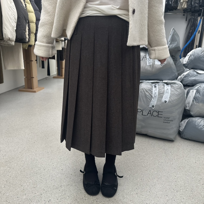 UTRE東大門代購女裝新款熱賣時尚人氣真品休閑推薦長裙UTRE長裙圖色2棕色