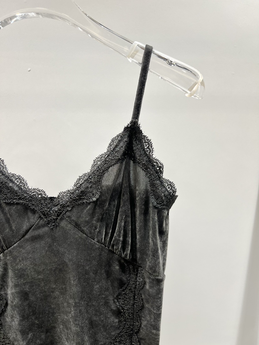 CESTLAVIE東大門直郵女士新款推薦吊帶背心天鵝絨蕾絲無袖CESTLAVIE吊帶/背心