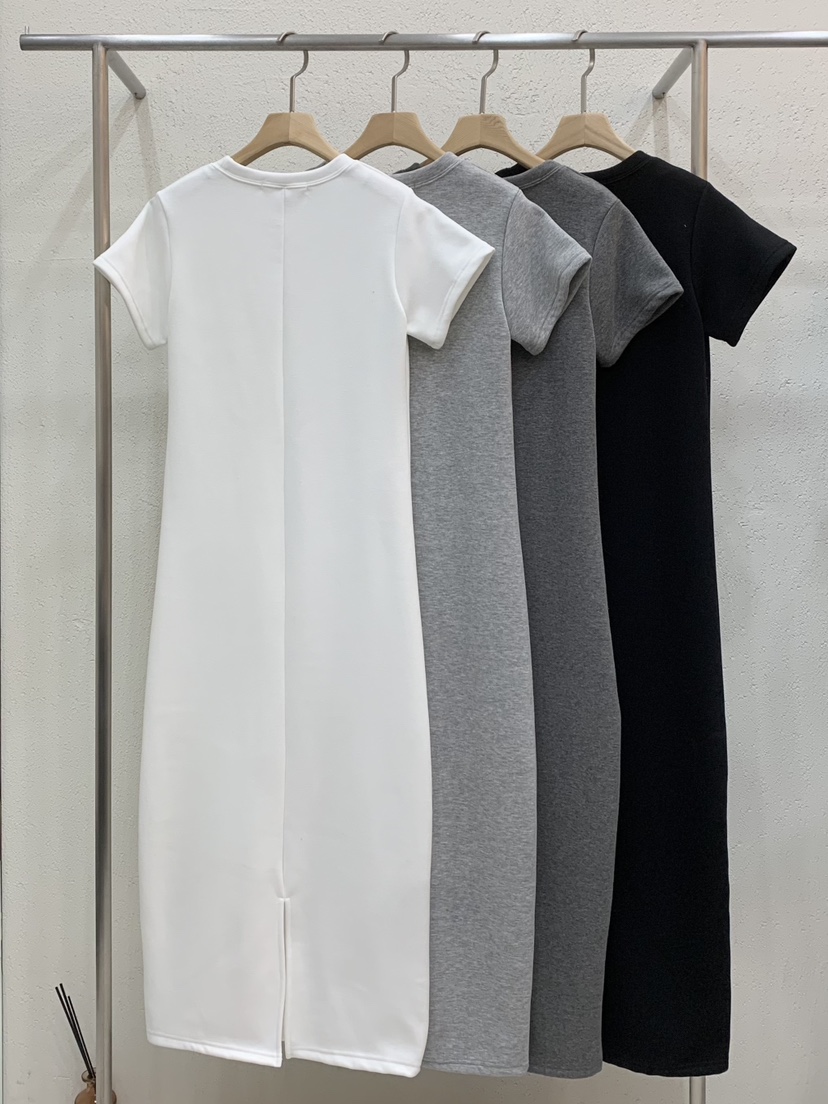 LIGHT AND SALT韓國直郵女裝新款休閑連衣裙加絨貂皮長款LIGHT AND SALT連衣裙