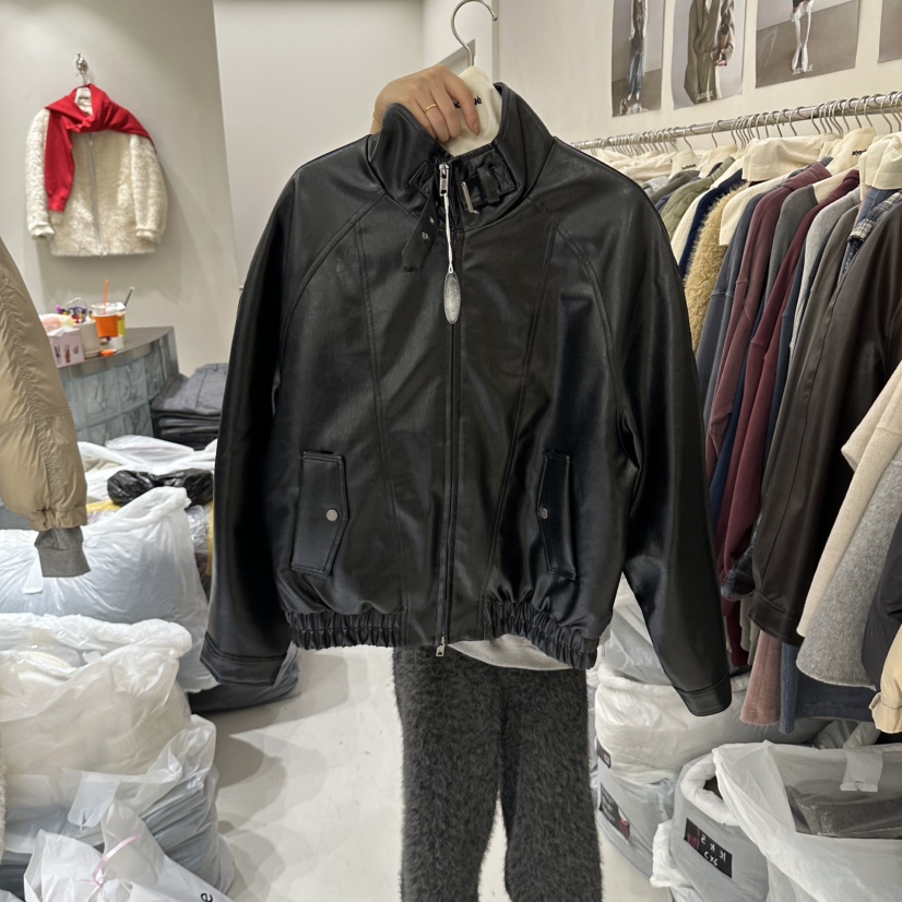 JUDYQUE東大門代購女士新品真品熱賣推薦皮衣皮革羽絨鴨絨JUDYQUE皮衣圖色1
