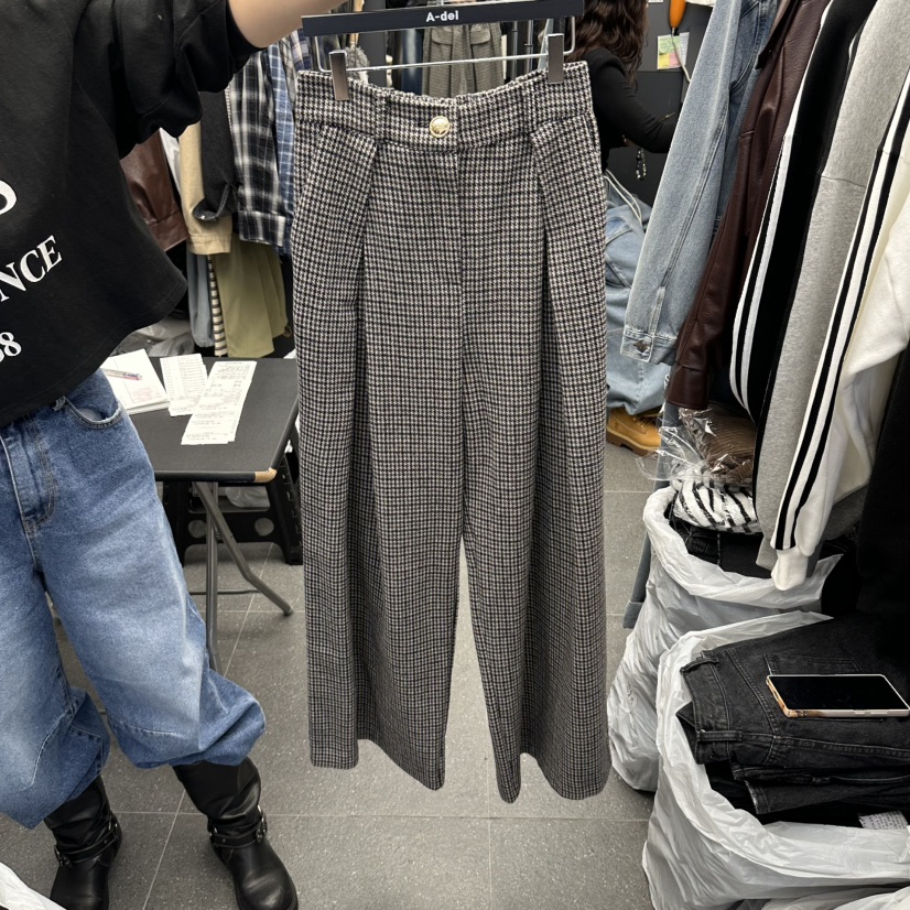 A-DEL東大門實拍女士新品休閑真品人氣熱賣時尚推薦休閑褲A-DEL休閑褲圖色2灰色