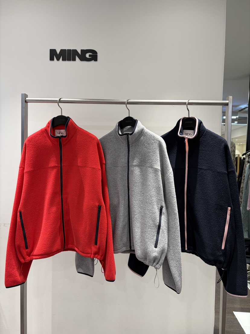 MING/MENG東大門實拍女士新品時尚休閑真品人氣夾克抓絨MING/MENG夾克