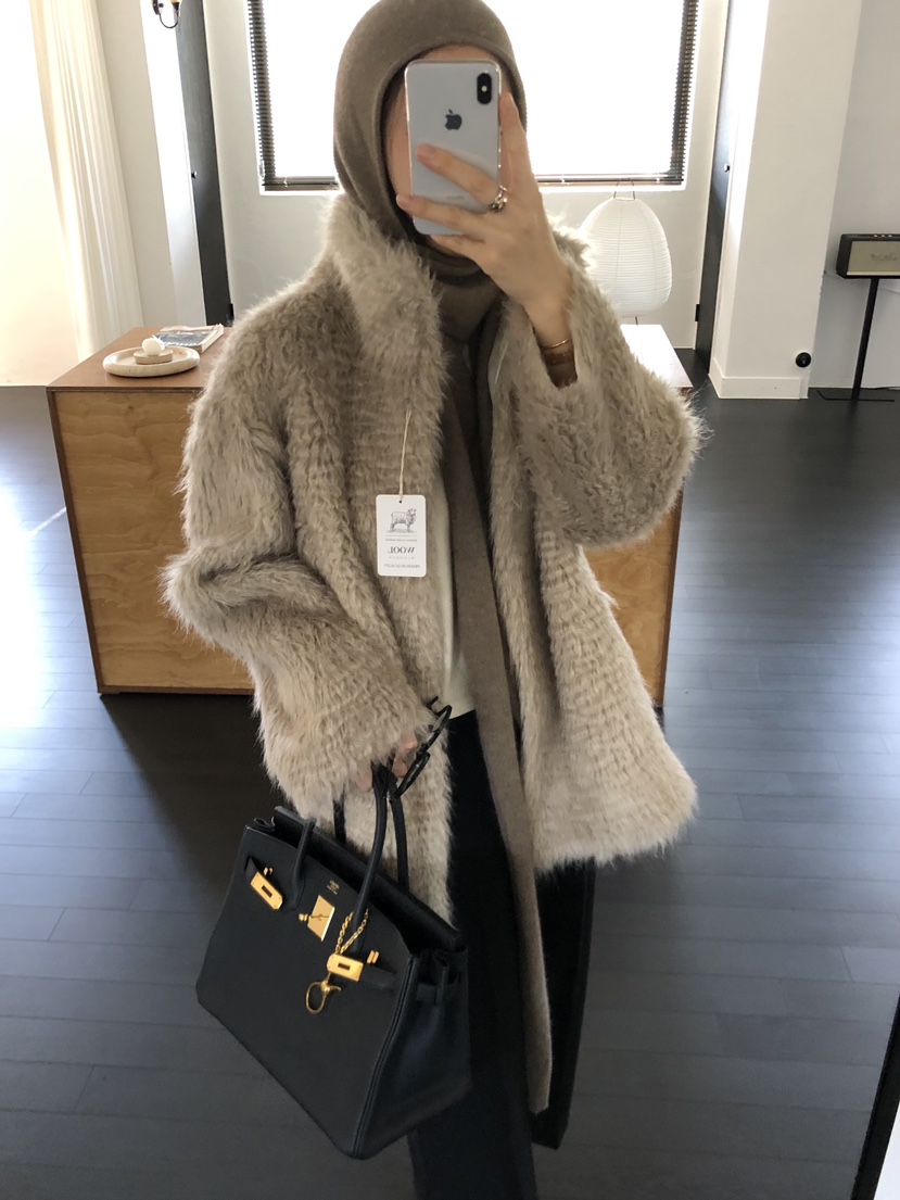 LE VASE韓國直郵女裝新品真品熱賣推薦休閑人氣短款大衣LE VASE短款大衣