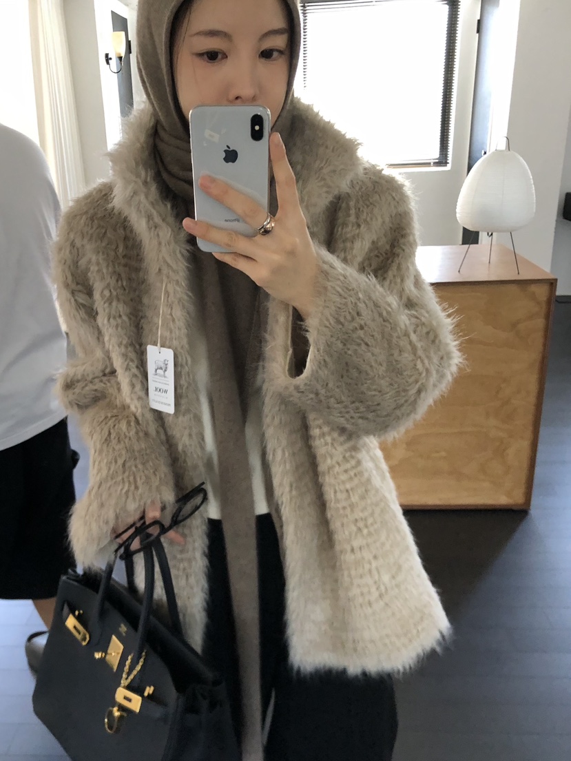 LE VASE韓國直郵女裝新品真品熱賣推薦休閑人氣短款大衣LE VASE短款大衣圖色1