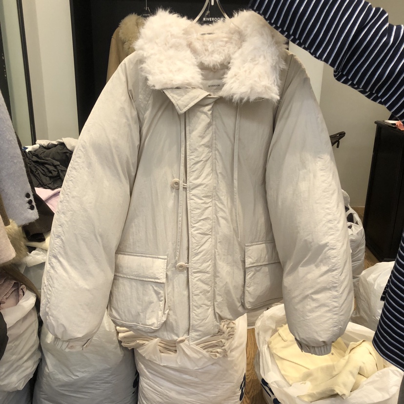 RIVEROOM東大門直郵女裝新款真品人氣推薦短款羽絨服鵝絨RIVEROOM短款羽絨服圖色3