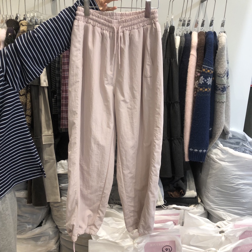 RIVEROOM東大門代購女士新品真品休閑熱賣推薦休閑褲加絨RIVEROOM休閑褲圖色1