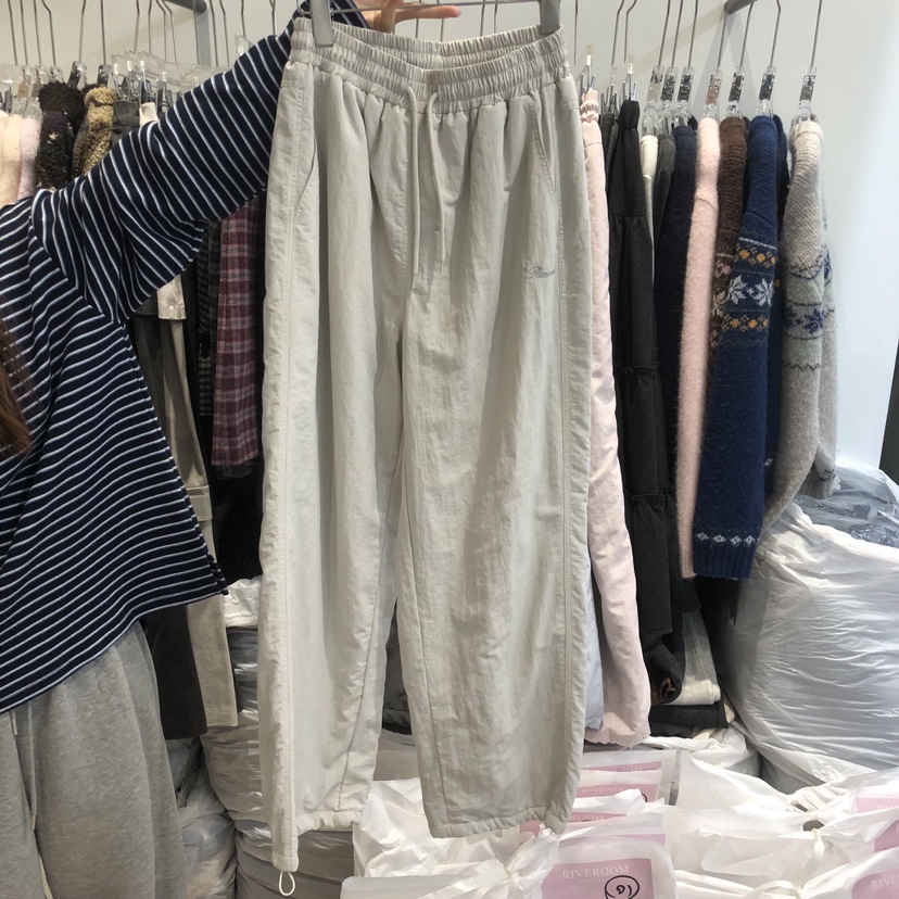 RIVEROOM東大門代購女士新品真品休閑熱賣推薦休閑褲加絨RIVEROOM休閑褲圖色3