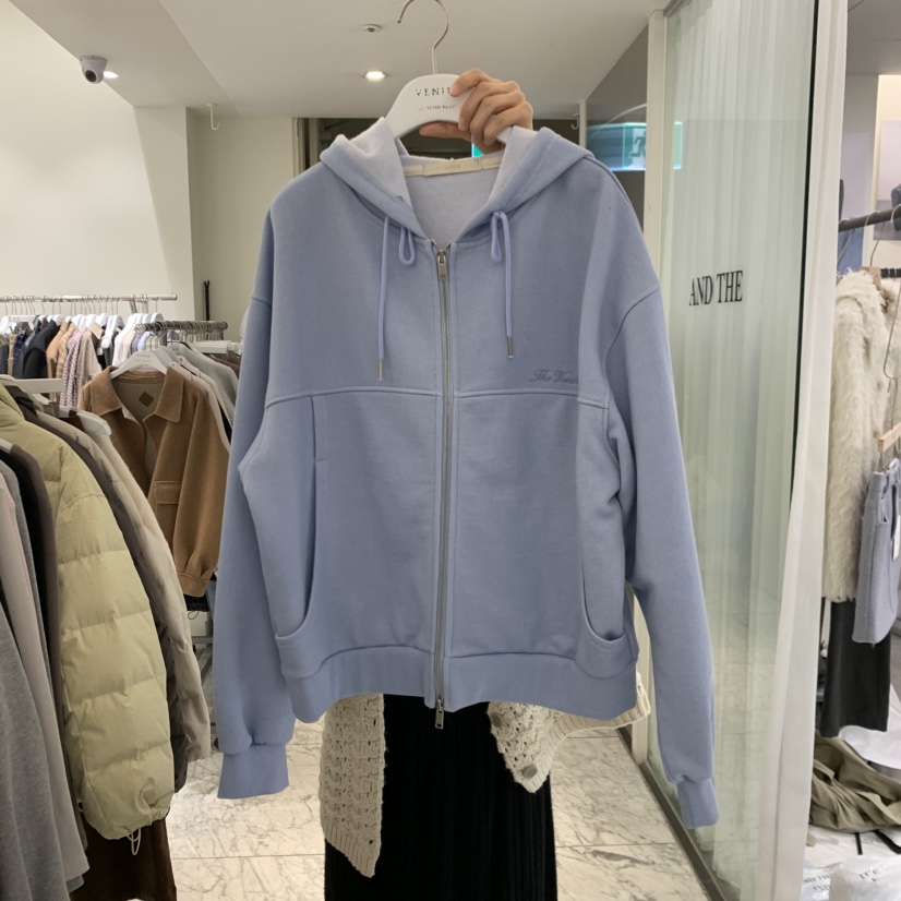 VENIR-A韓國直郵女裝新款休閑人氣真品推薦衛衣連帽衫加絨VENIR-A衛衣圖色1