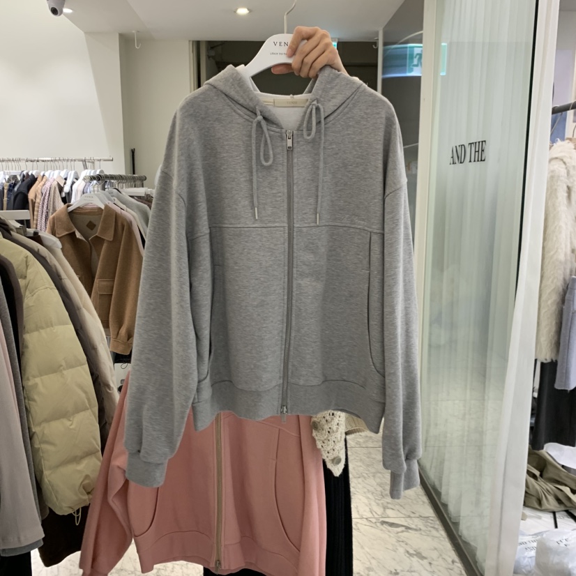 VENIR-A韓國直郵女裝新款休閑人氣真品推薦衛衣連帽衫加絨VENIR-A衛衣圖色2