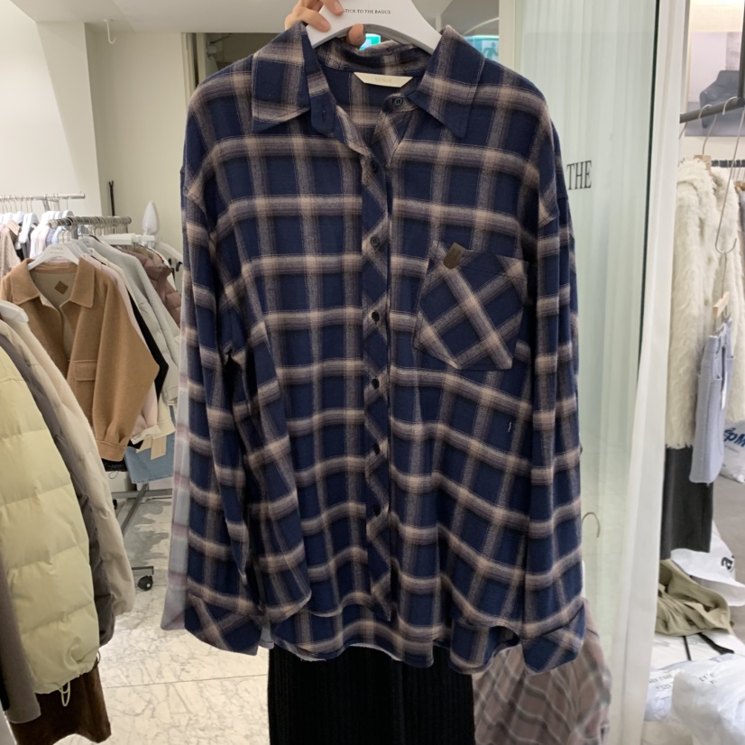 VENIR-A東大門直郵女裝新款推薦休閑人氣時尚襯衫蕾絲衫VENIR-A襯衫/蕾絲衫圖色2